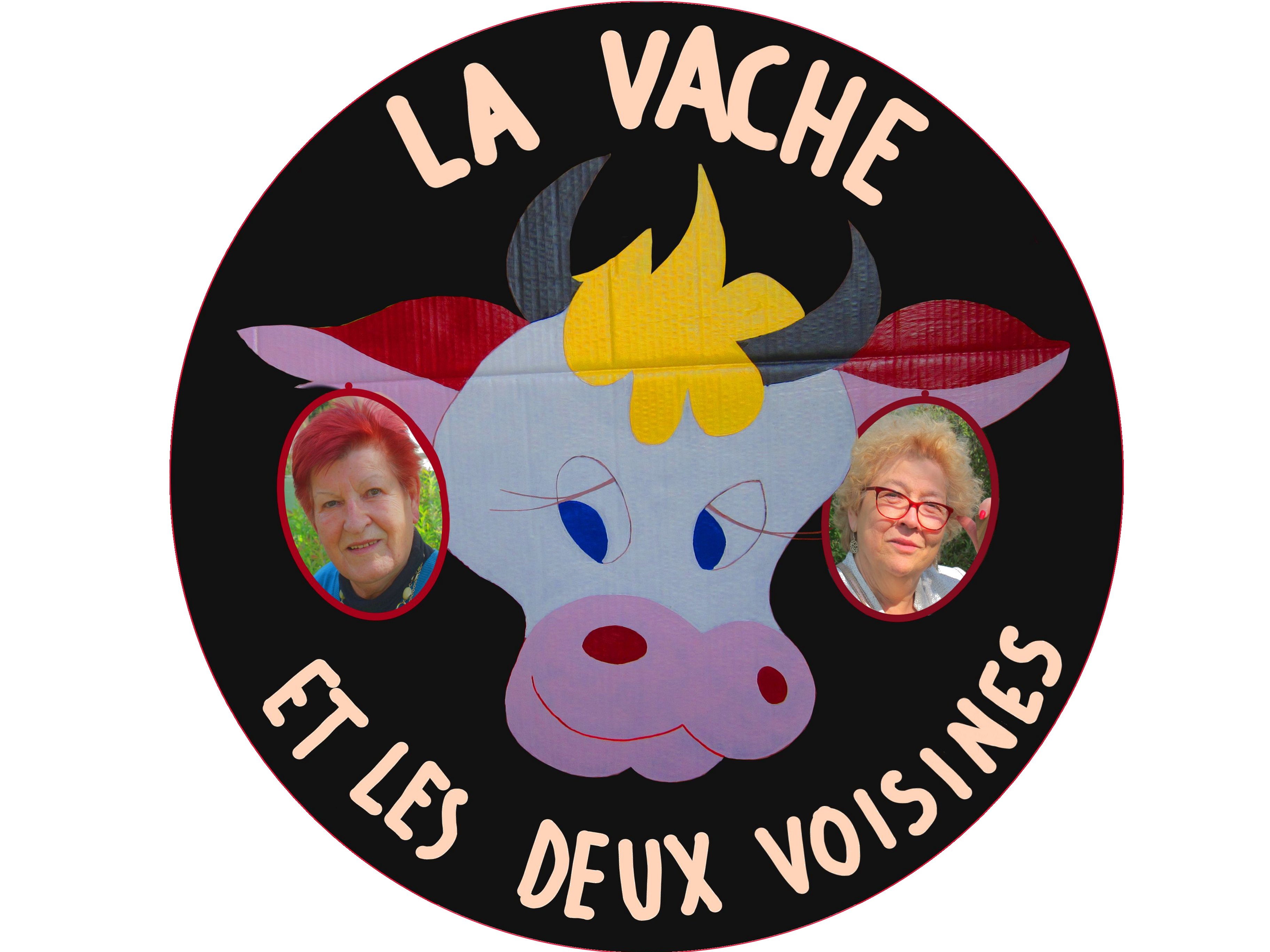 Tête de ma vache avec photos et logo